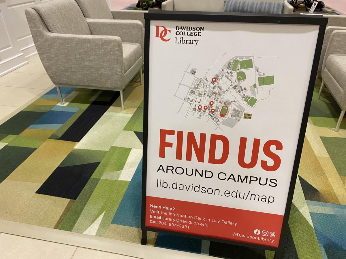 Library services are spread across campus while the library is being renovated. 